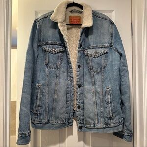 LEVIS Sherpa denim jacket L